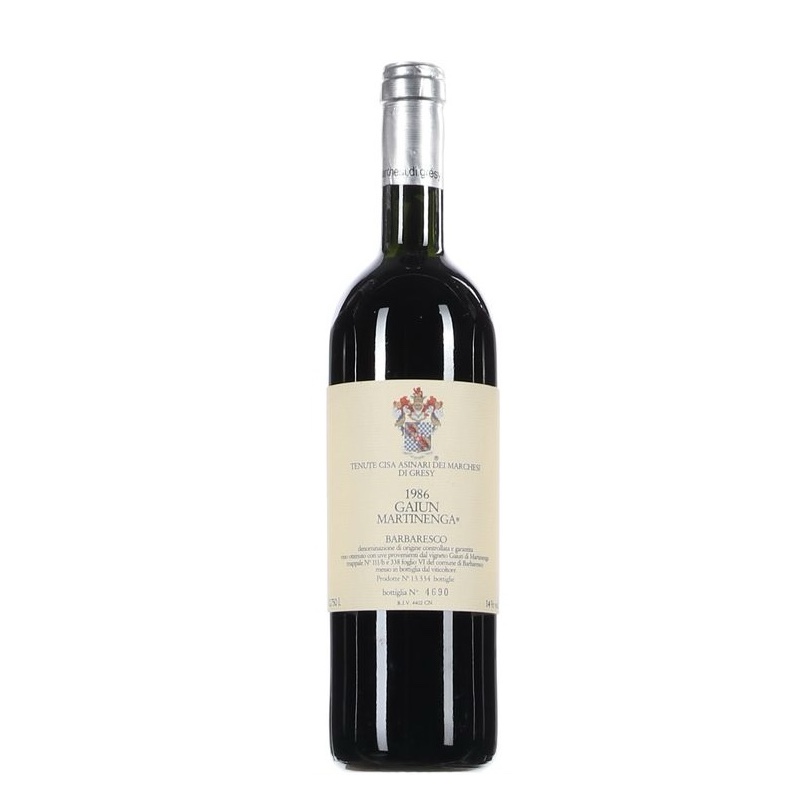 Marchesi di Gresy Barbaresco Gaiun 1986