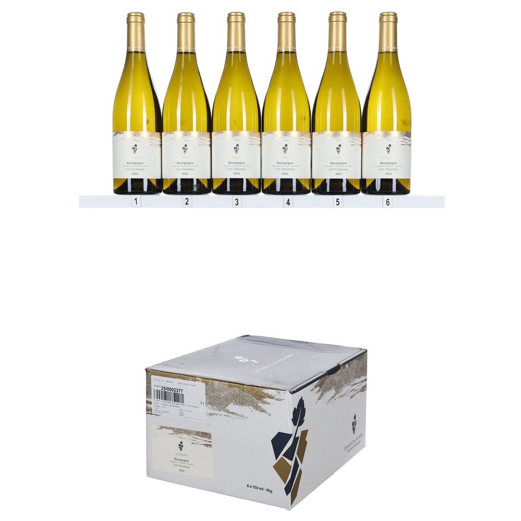 Domaine Les Astrelles Bourgogne Blanc &quot;Les Closeaux&quot; 2022 (OCC/6)