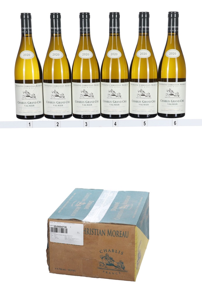 Christian Moreau Chablis Valmur 2020 (OCC/6)