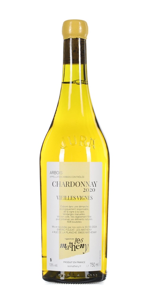 Les Matheny Arbois Chardonnay Vieilles Vignes 2020