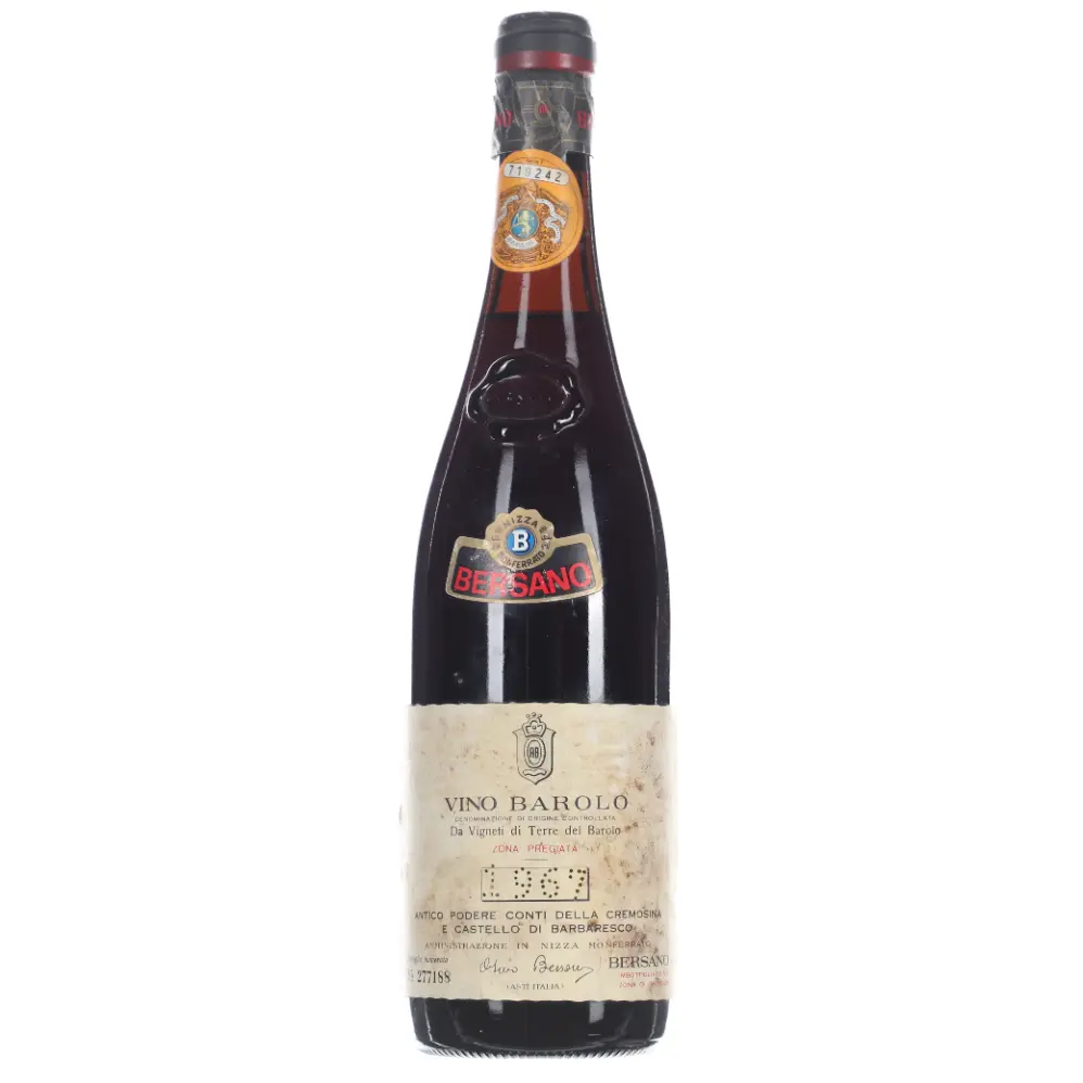 Bersano Barolo Monferrato 1967