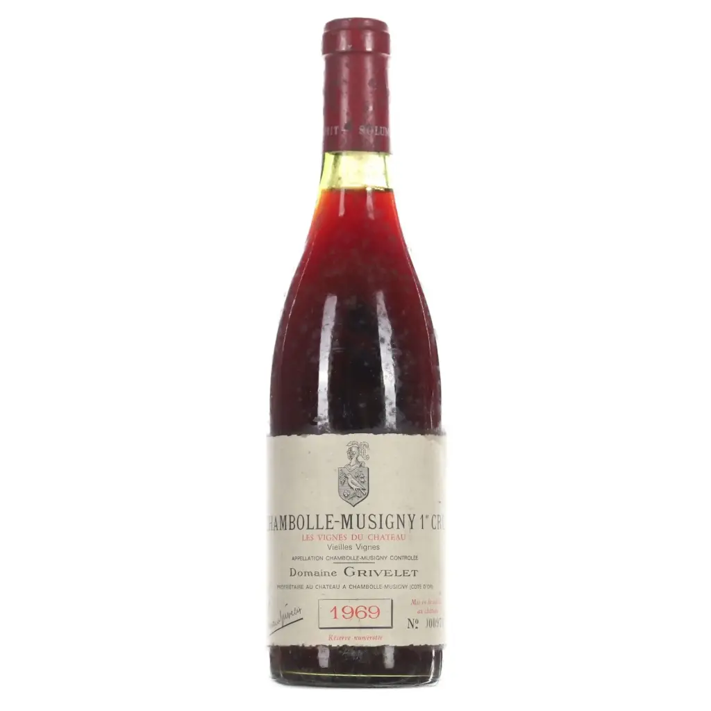 Grivelet Chambolle Musigny 1er Cru Les Vignes du Chateau Vieilles Vignes 1969