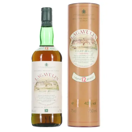 [LAGA12WHD80NV] Lagavulin 12YO (White Horse Distillers) 1980s Release (OCC/1)